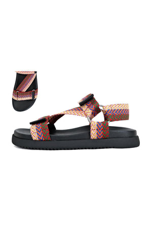 Velcro Strap Sandal - Multi