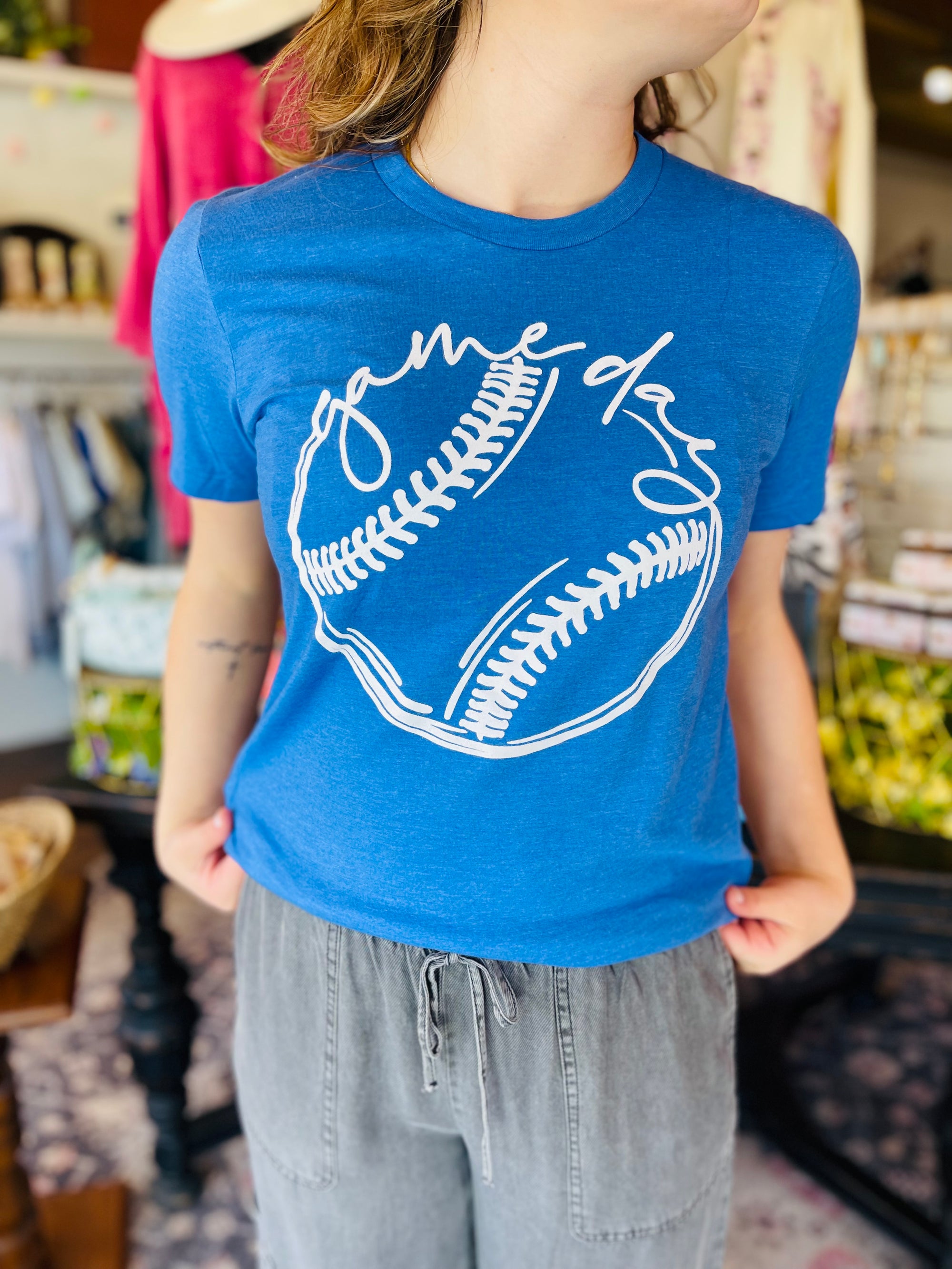 Game Day Baseball Sports Graphic Tee