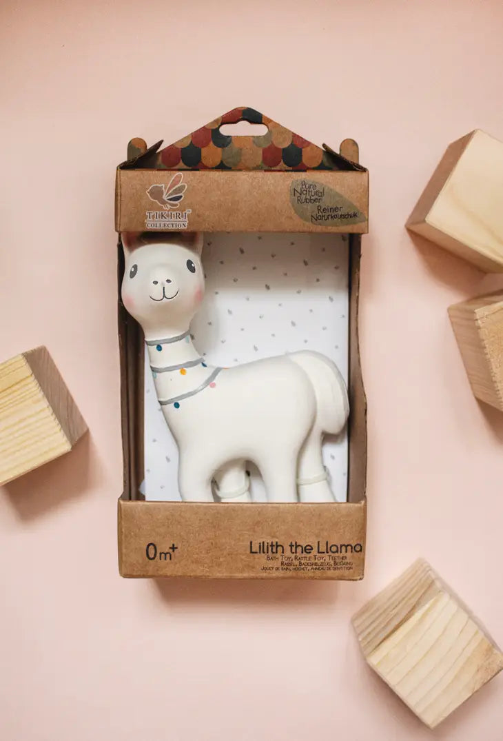 'Lilith the Llama' Rubber Teether Toy