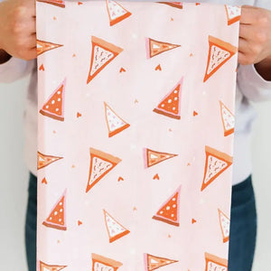 Pizza Pattern Tea Towel