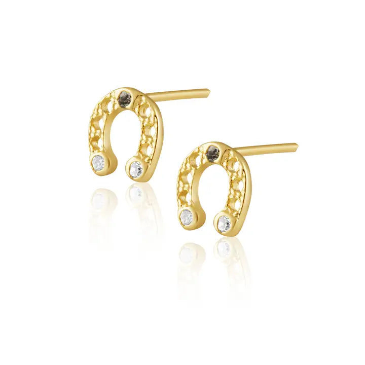 Sahira Horse Shoe Studs