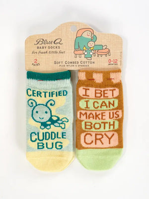 Blue Q Baby Socks