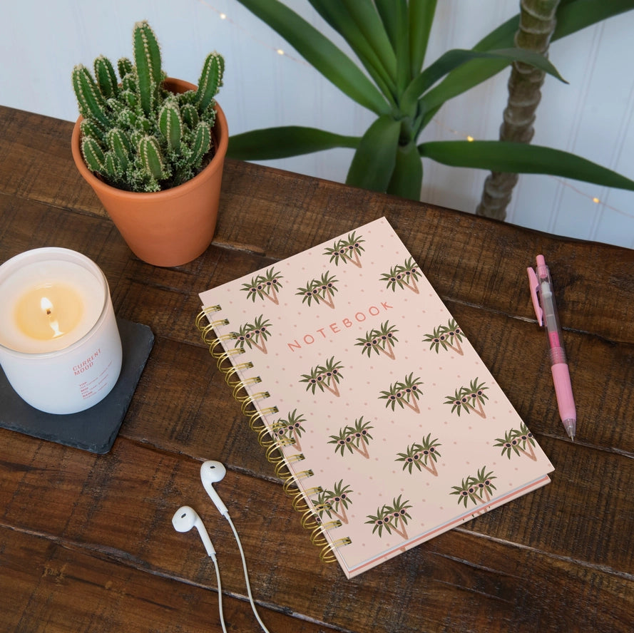 Sunny Palms Spiral Notebook