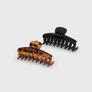 Kitsch Oversized Matte Claw Clips 2pc Set