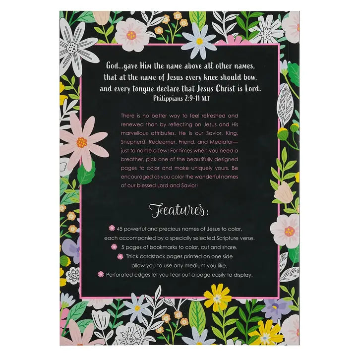 Coloring Book: Names of Jesus