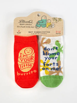Blue Q Baby Socks