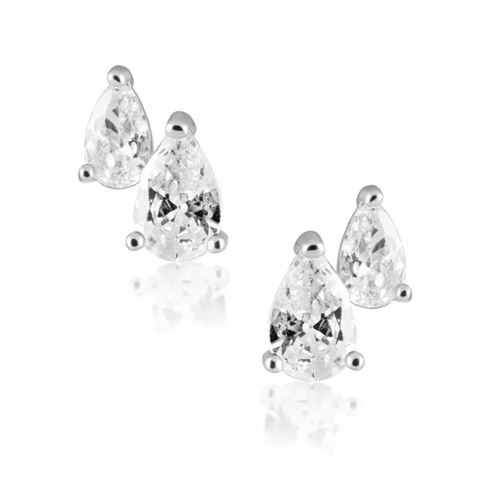 Sahira Harmony Mini Pear Studs