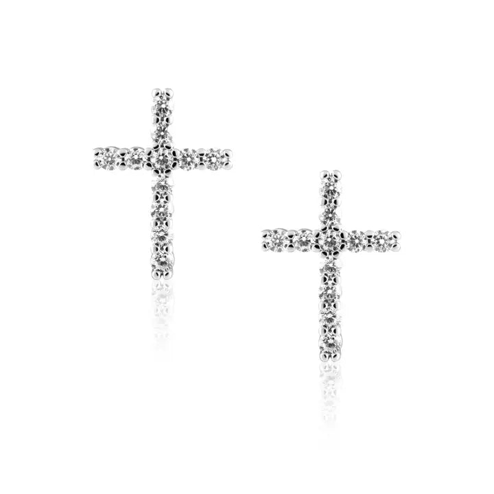 Sahira Glitz Cross Stud