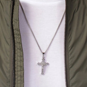 Mens Crucifix Cross Necklace