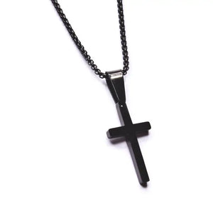 Black Cross Necklace