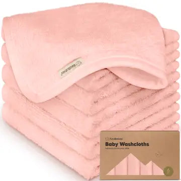 KeaBabies 6 Pack Wash Cloths