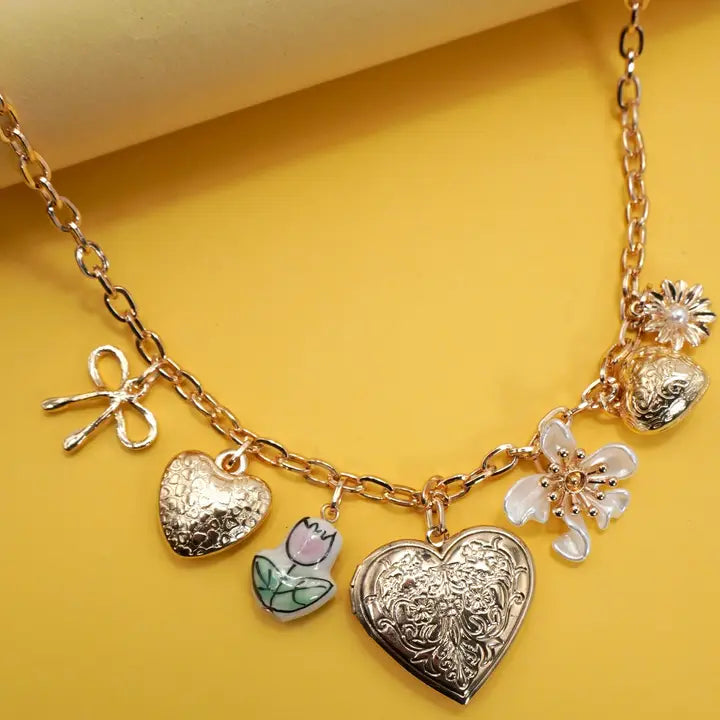 Charm Necklace - Heart Locket