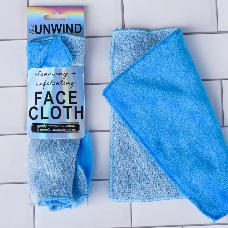 Unwind Cleansing + Exfoliating Face Cloth