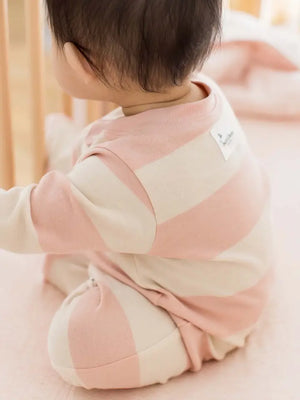 Burt's Bees Baby Rugby Stripe Organic Cotton Sleep & Play