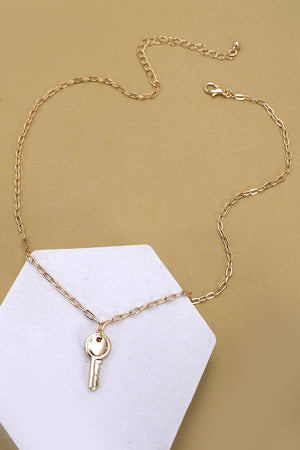 Mini Key Chain Link Necklace