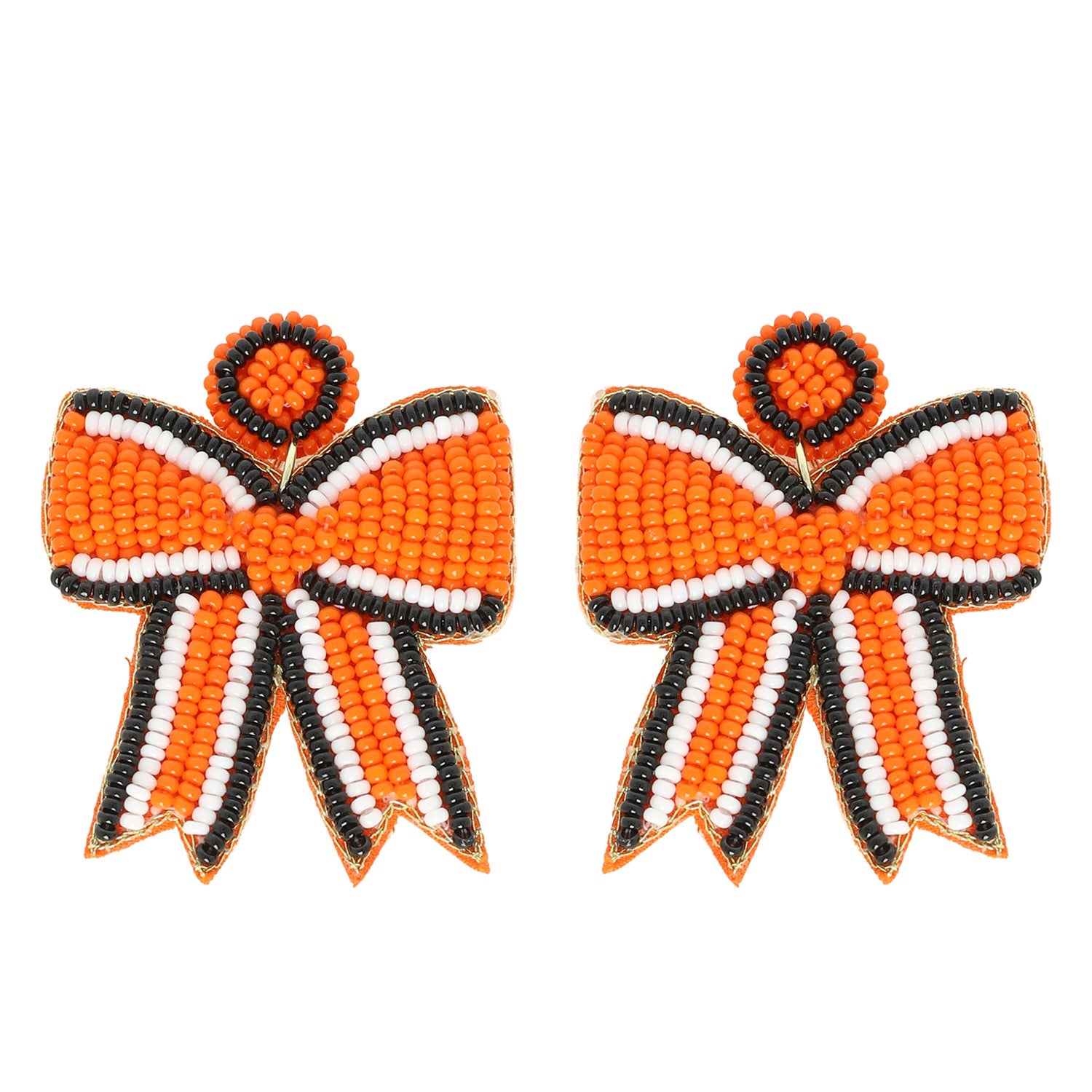 Beaded Ribbon Earring