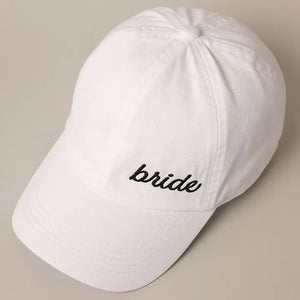 Bride Lettering Embroidery Baseball Cap