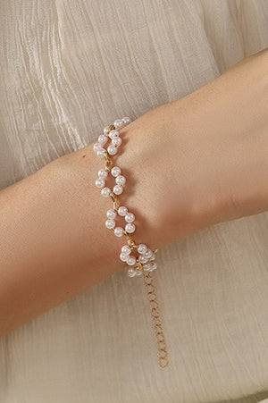 Flower Pearl Bracelet