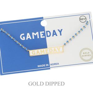 Gameday Charm Beaded Necklace