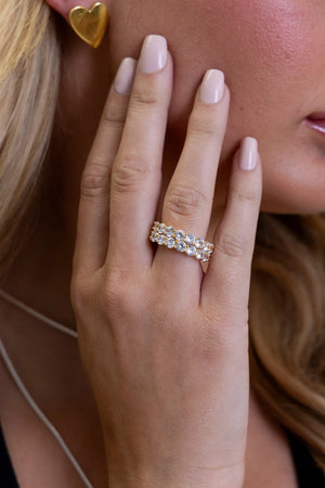 Sahira Ari Double Eternity Band