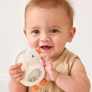 Itzy Bitzy Shake™ Teether + Rattle