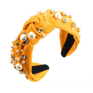 Bedazzled Pearl + Rhinestone Headband