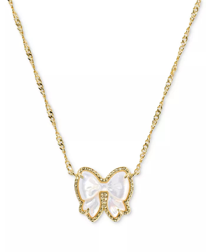 Kendra Scott Haley Bow Short Pendant Necklace