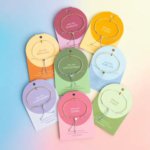 Lucky Feather Reminder Bracelets