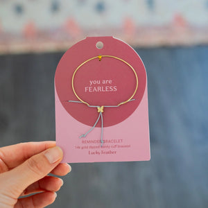 Lucky Feather Reminder Bracelets