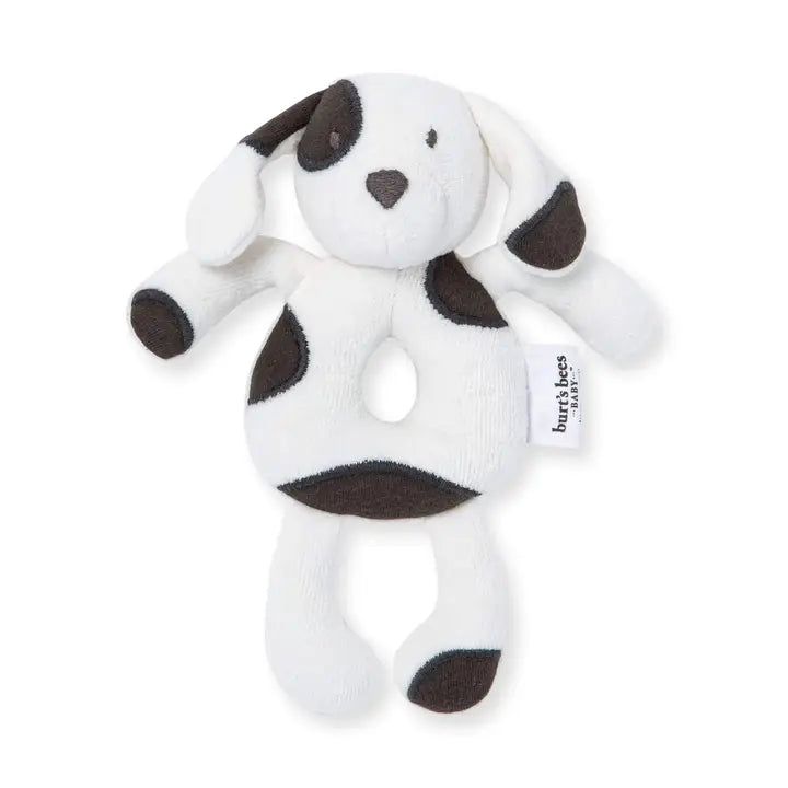 Burt's Bees Baby Puppy Plush Baby Rattle