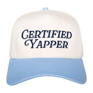 Certified Yapper Two Tone Vintage Hat