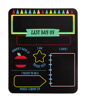 First and Last Day of School Reversible Chalkboard