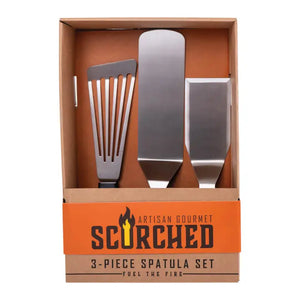 Mad Man Scorched 3-Piece Spatula Set