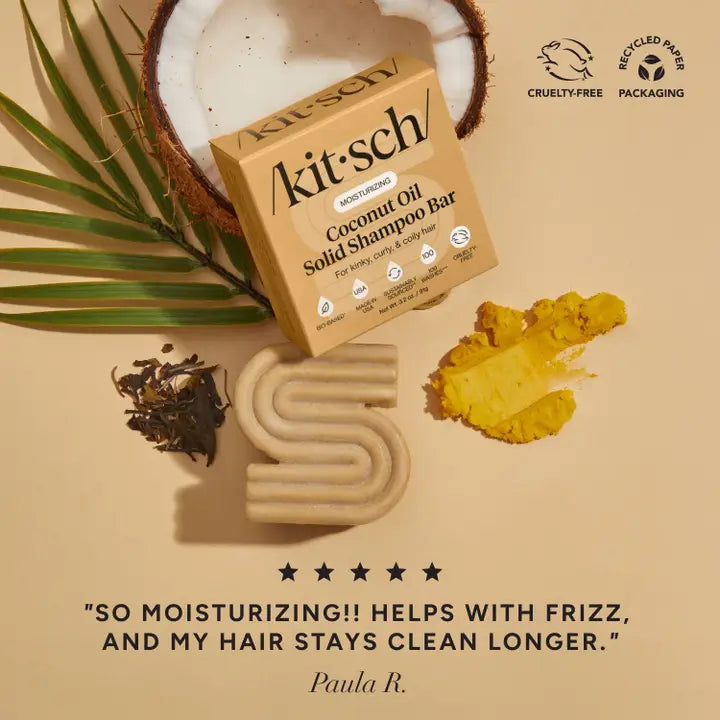 Kitsch Coconut Oil Shampoo & Conditioner Bar Combo
