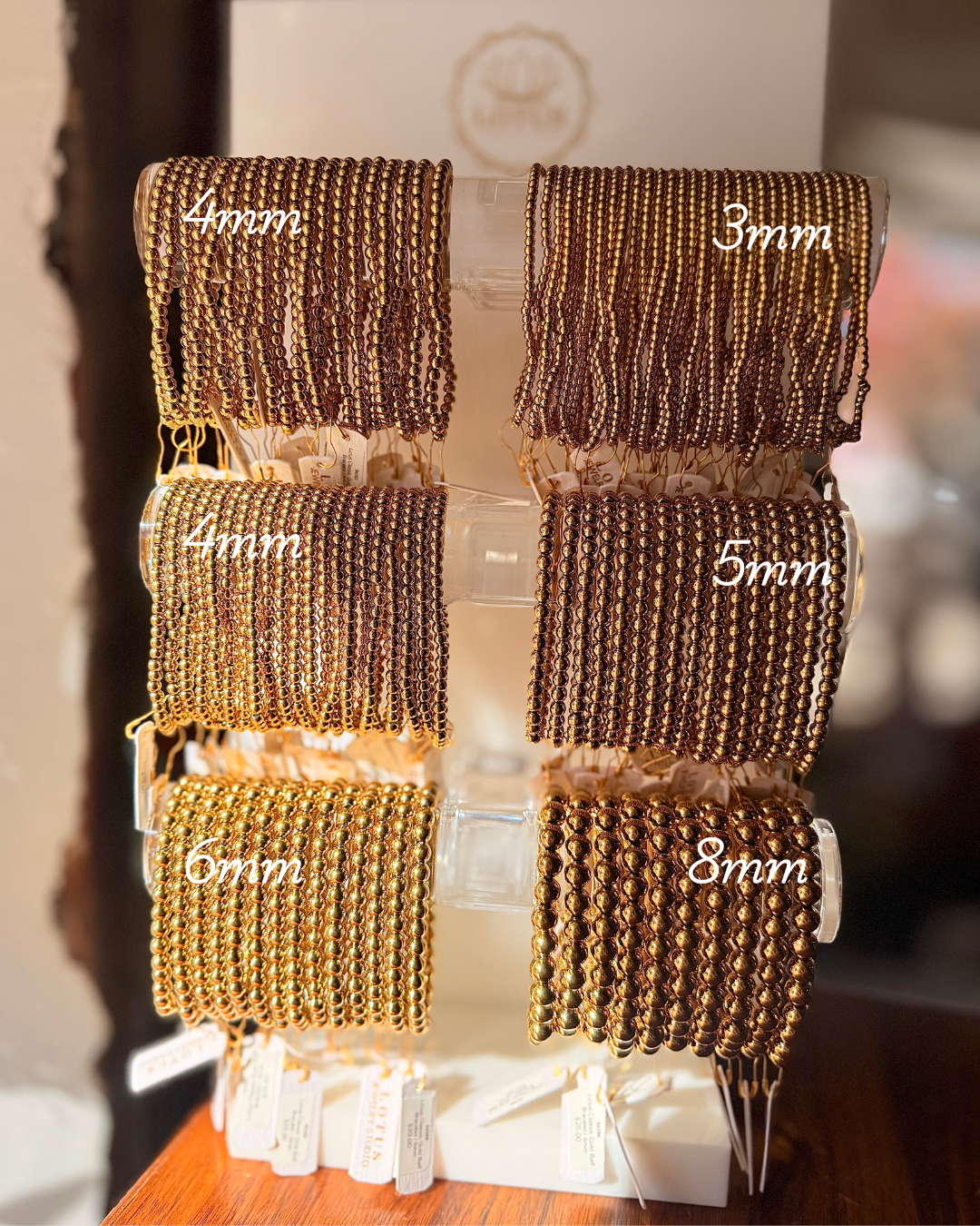 Lotus Classic Gold Ball Bracelet