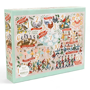 12 Days of Christmas 1,000 Piece Jigsaw Puzzle