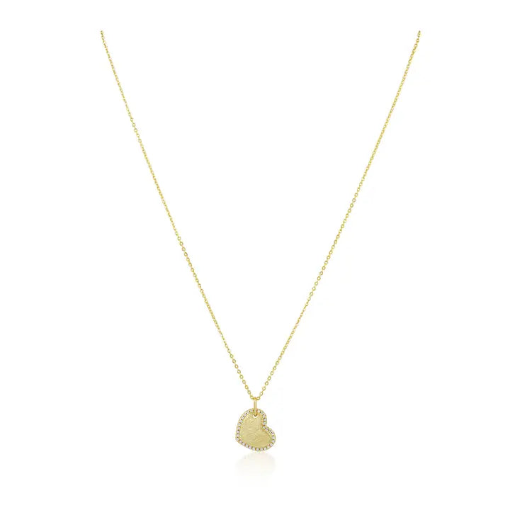 Sahira Megan Cz Heart Necklace