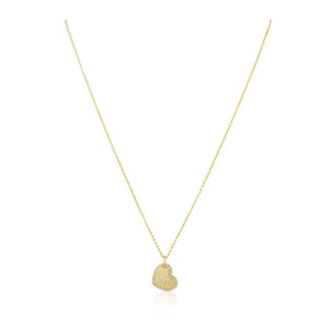 Sahira Megan Cz Heart Necklace