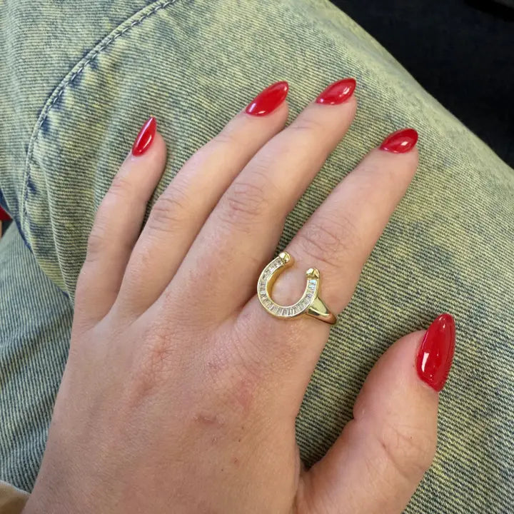 Sahira Off To the Races Signet Ring