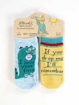 Blue Q Baby Socks