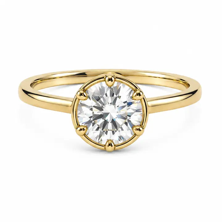 Sahira Round Cut Bezel Ring