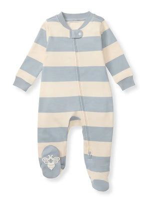 Burt's Bees Baby Rugby Stripe Organic Cotton Sleep & Play