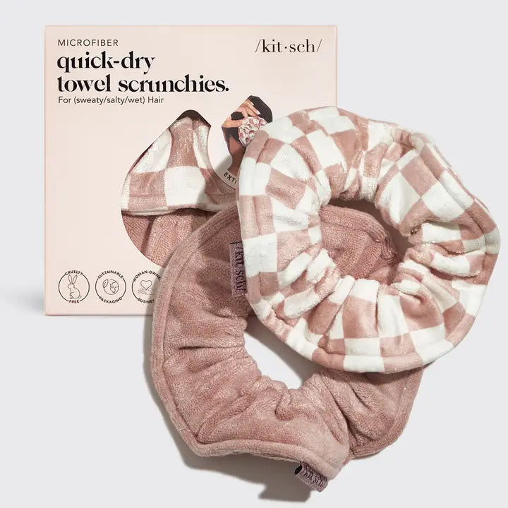 Microfiber Quick-Dry Towel Scrunchies