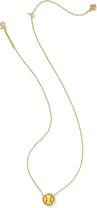 Kendra Scott Softball Pendant Necklace