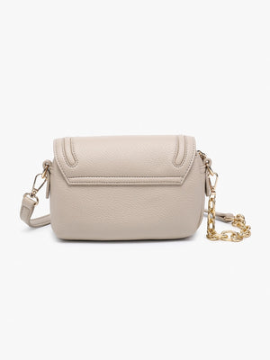 Jen & Co Casablanca Detailed Snap Crossbody