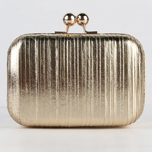 Gold Clutch Purse w/ Strap