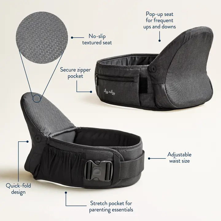 Itzy Hold & Fold™ - Hip Seat Carrier