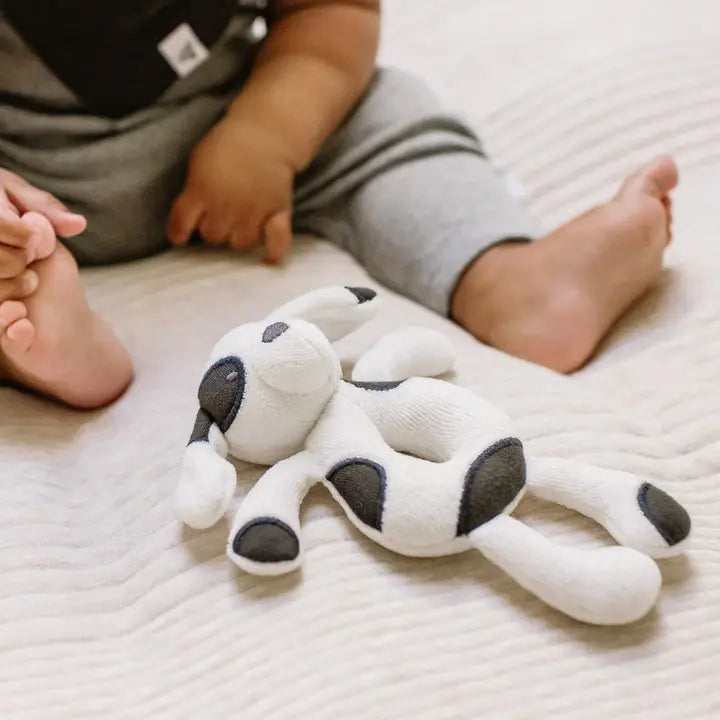 Burt's Bees Baby Puppy Plush Baby Rattle