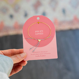 Lucky Feather Reminder Bracelets