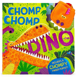 Chomp Chomp Dino Book w/ Finger Puppet